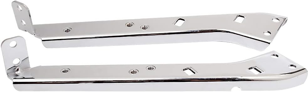 Chrome Saddlebag Rail Support Bracket Left & Right Side Fit For Harley Touring