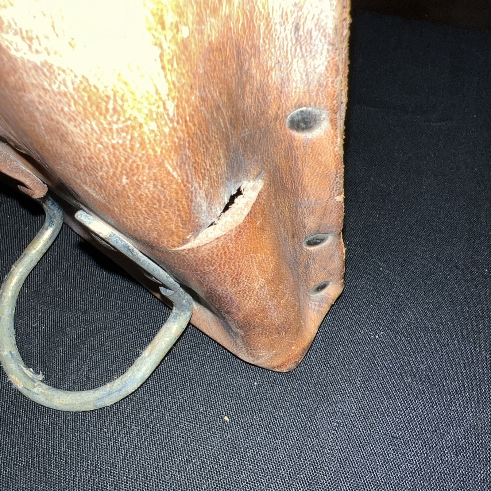 VTG Wal Tools Wallboard Pocket Standard Tool Pouch 815R Heavy Duty Leather USA
