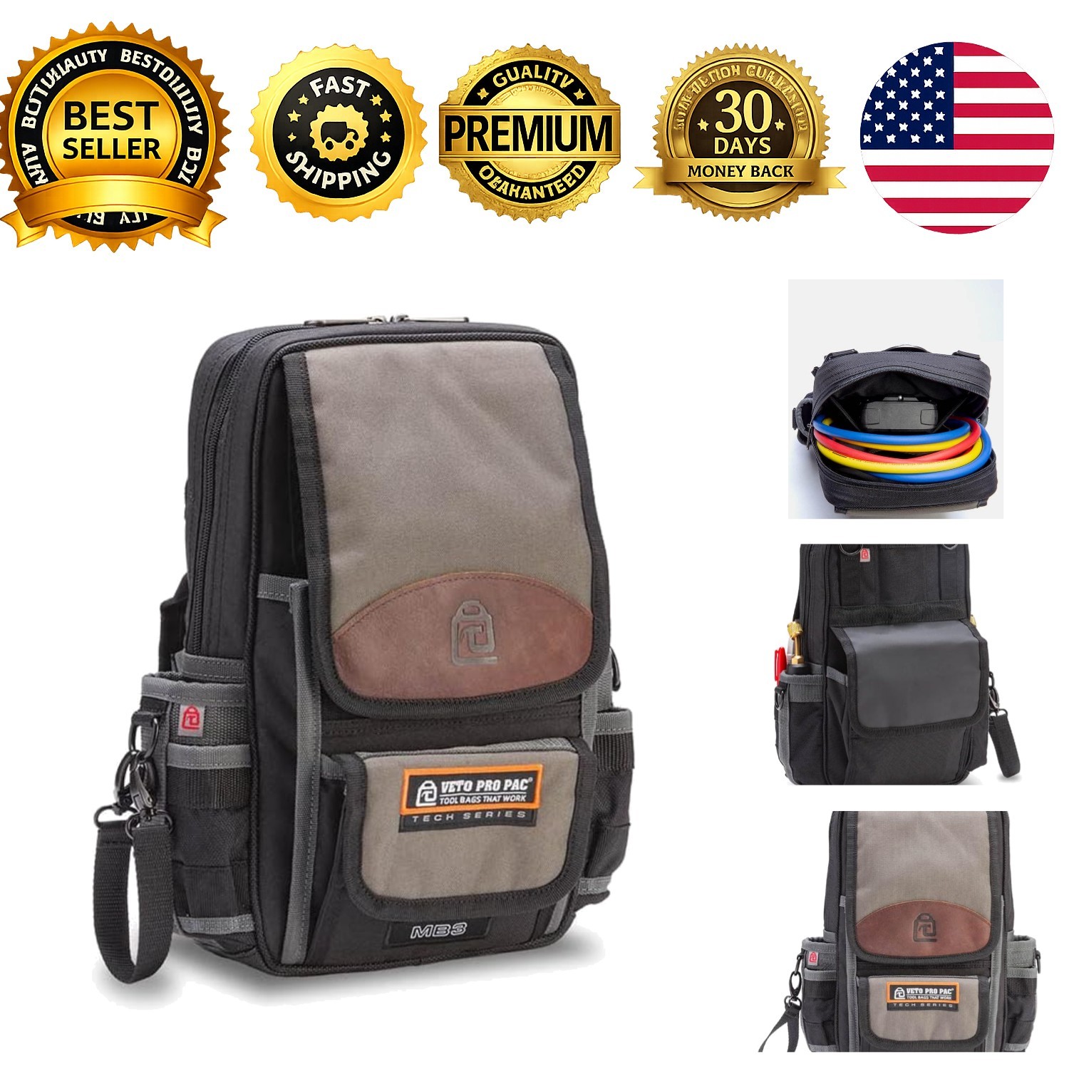 Pro Pac MB3 Large Zippered Diagnostic Bag