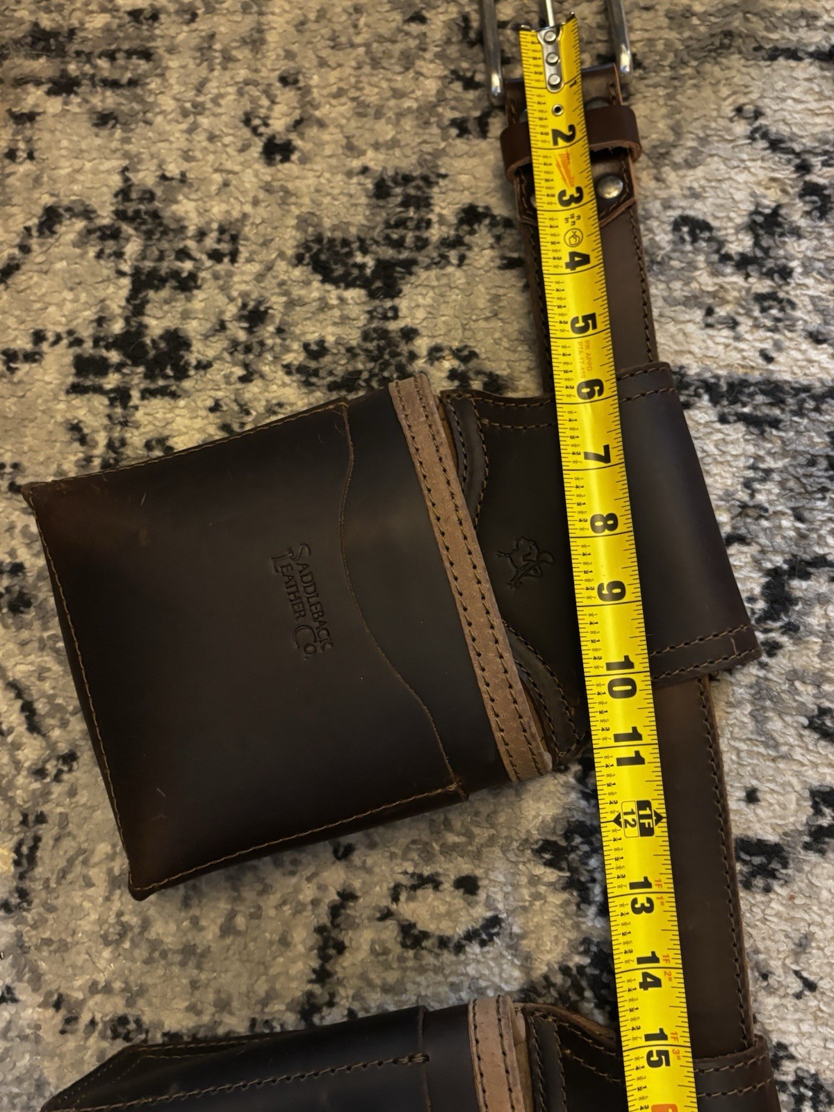Saddleback Leather Tool Belt Set Brown