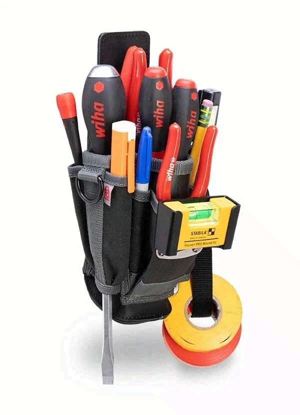 Veto Pro Pac MP1X Small Tool Pouch VPP10653 – Leather Backed 9 Pockets new