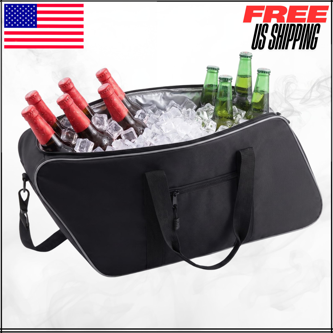 Motorcycle SaddleBag Cooler Bag Leakproof For Harley Touring Road King 18L Large