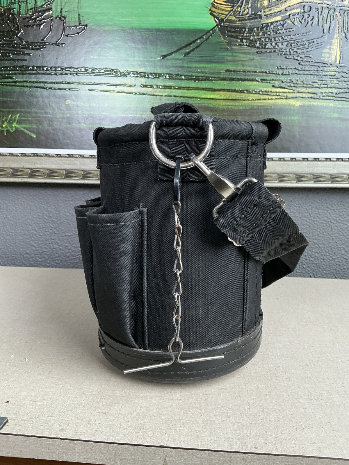 Klein Tools Polyester 8 Pocket Oval Tool Tote Bag Bucket – 55239H 