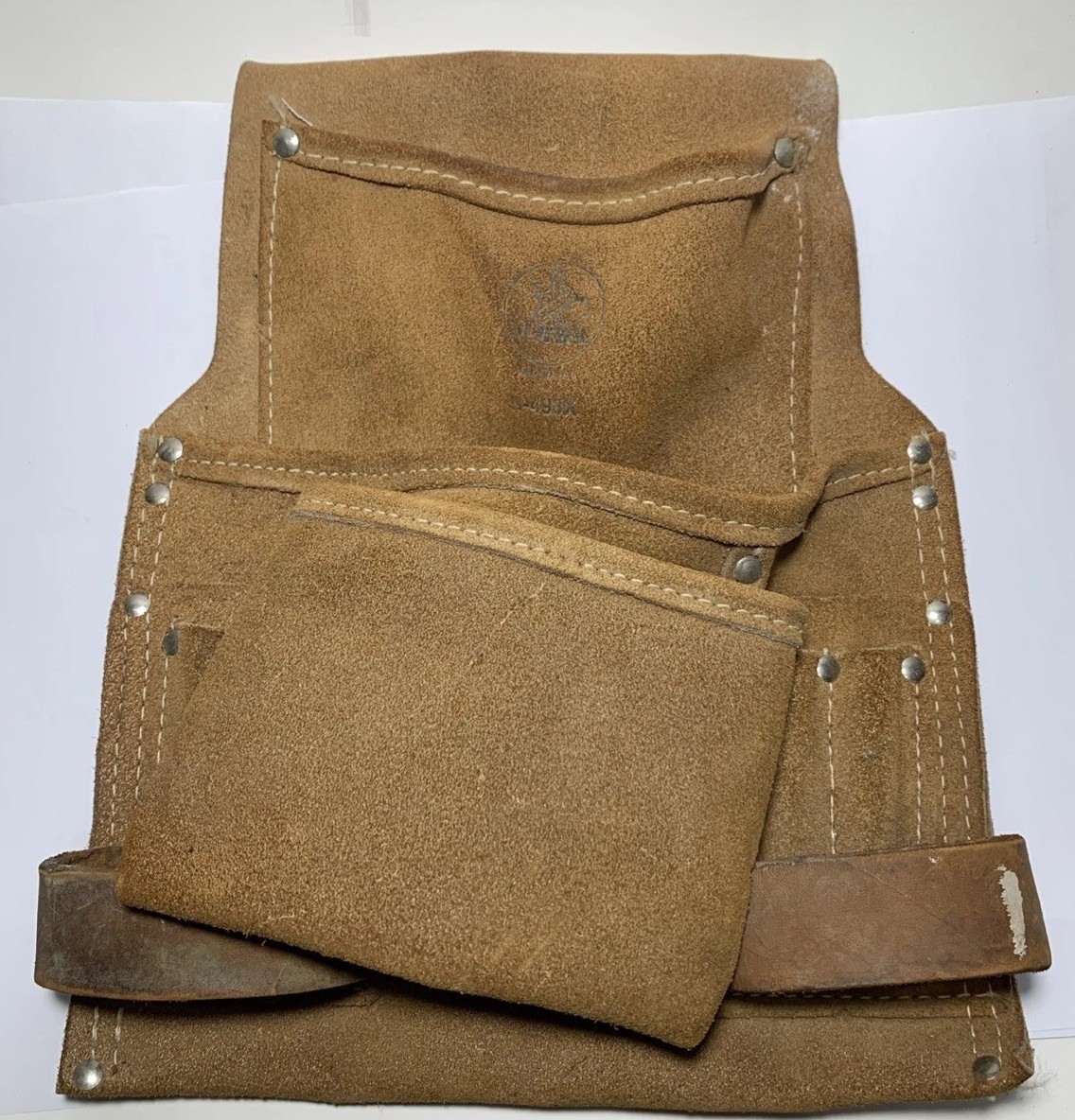 Jural 8 Pkt. Carpenter’s Pouch, Classic Leather N-493X Two Tool Loops USA