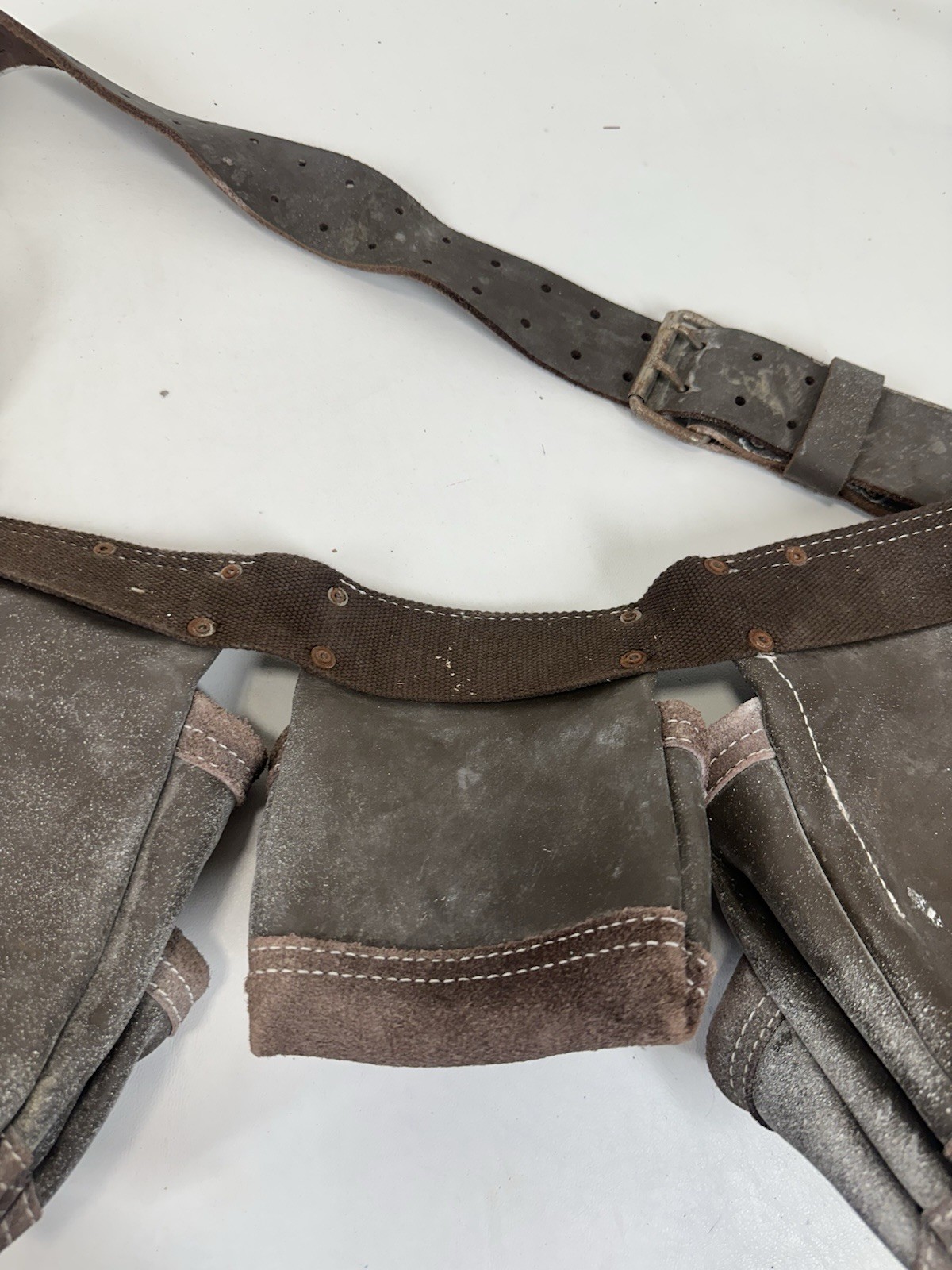 Estwing 14 Pocket Leather Framer’s Tool Belt Pouch Apron Set 94746
