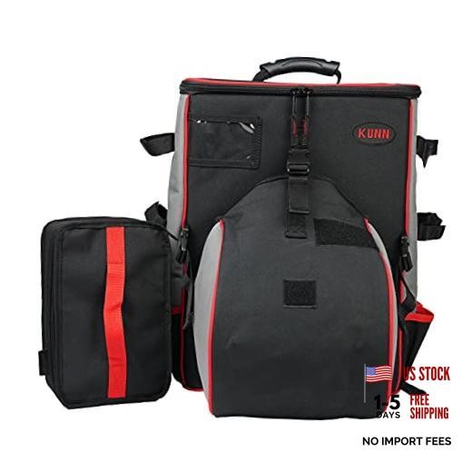 Tool Backpack Welder Backpack with helmet catch , big storage room for