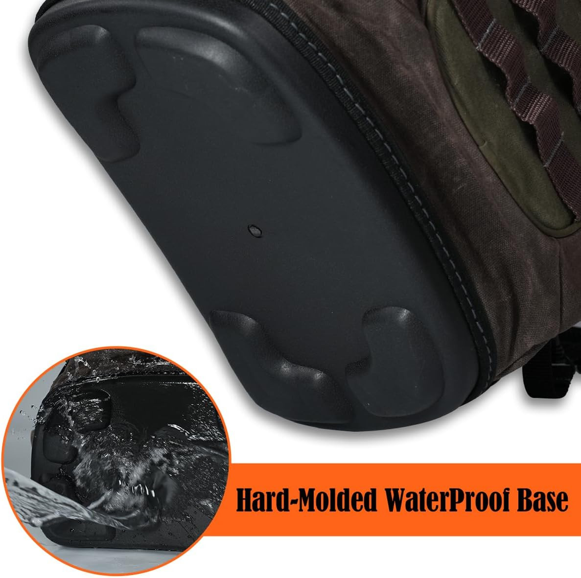 Heavy-Duty 36-Pocket Electrician Backpack – Durable Waxed-Canvas Tool Carrier