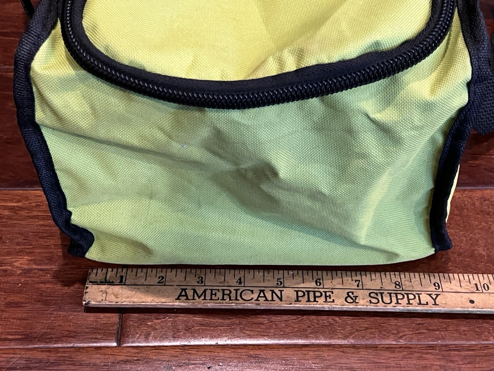 Ryobi Green 12x9x7 Wide Zip Soft Sided Collapsible Contractor Storage Tool Bag