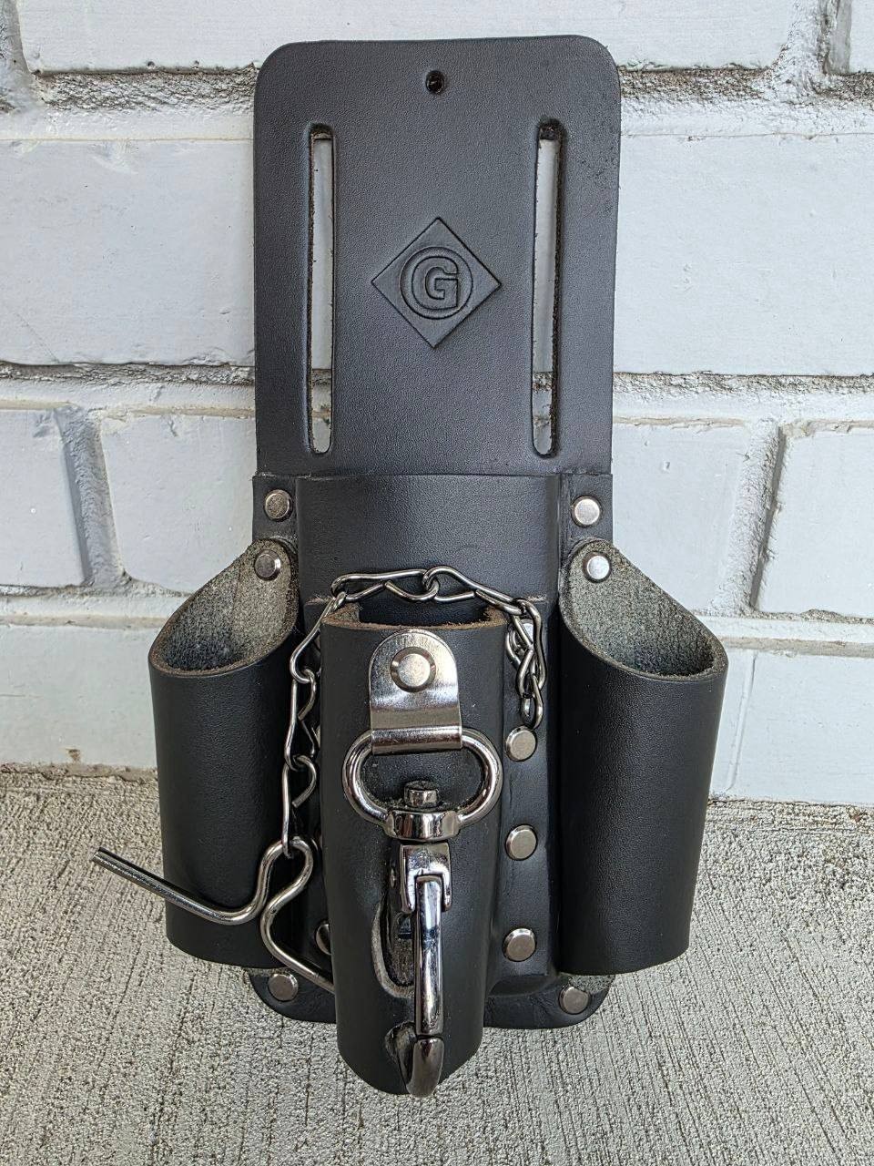 Greenlee 0258-14 Leather Tool Pouch Electrician Lineman Belt Holster
