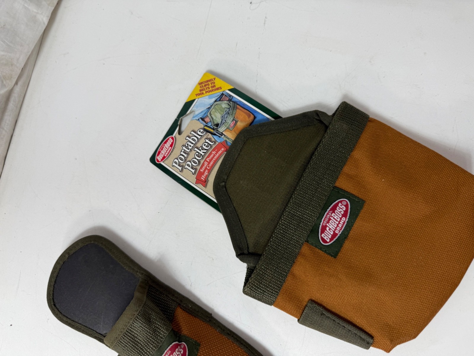 Bucket Boss Portable Pocket Small Tool Pouch & Utility Pliers Case Lot of 2
