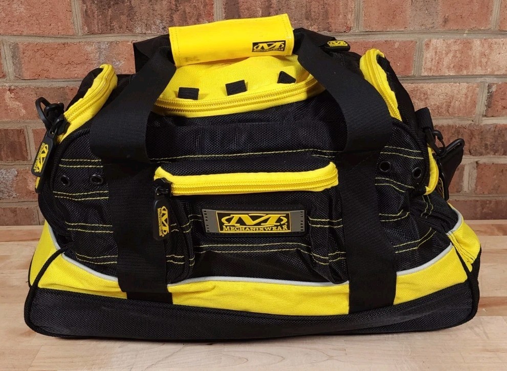 Mechanix Wear Large Heavy Duty Pit Pack Black Duffle Tool Bag Travel Gear