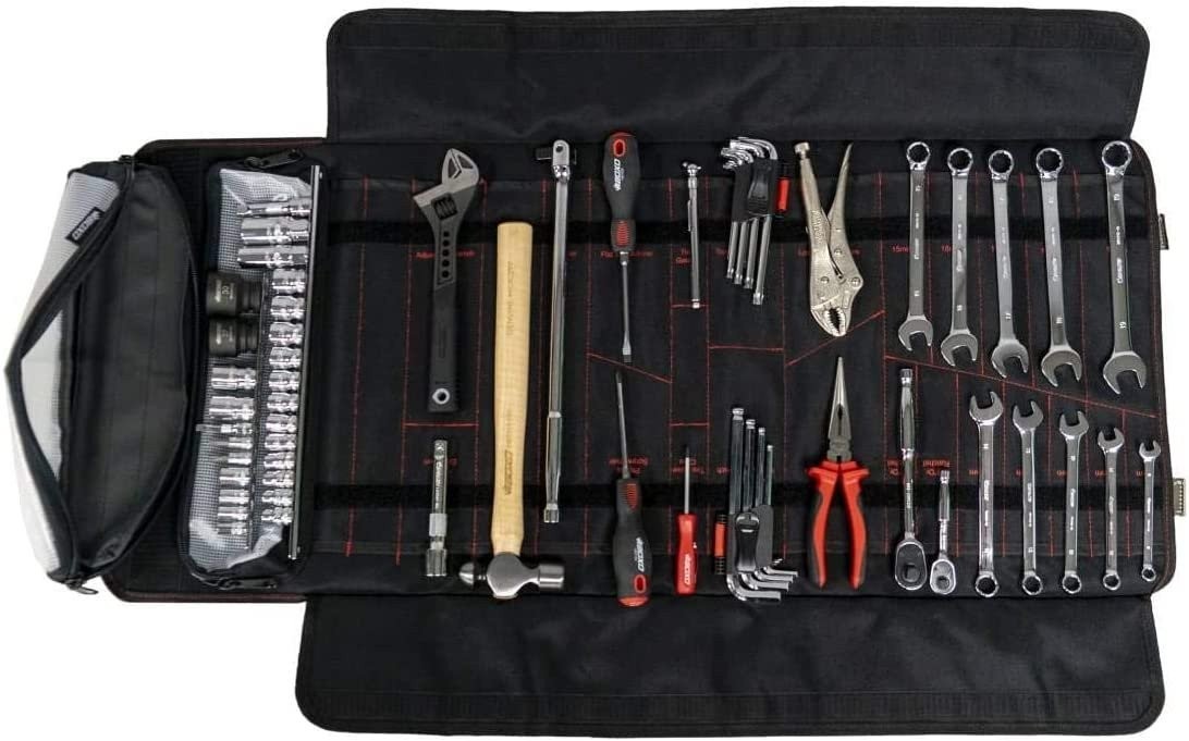 BOXO USA UTV Tool Roll – Heavy Duty Universal Tool Bag Organizer for Side by…