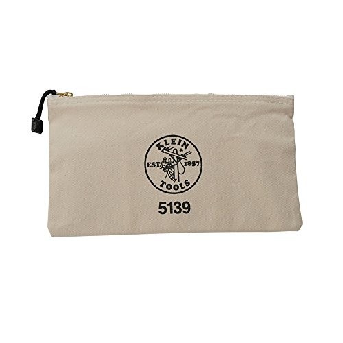 Canvas Tool Pouch Zipper Bag Model 5139 Heavy Duty Brass Zipper Tool Storage New