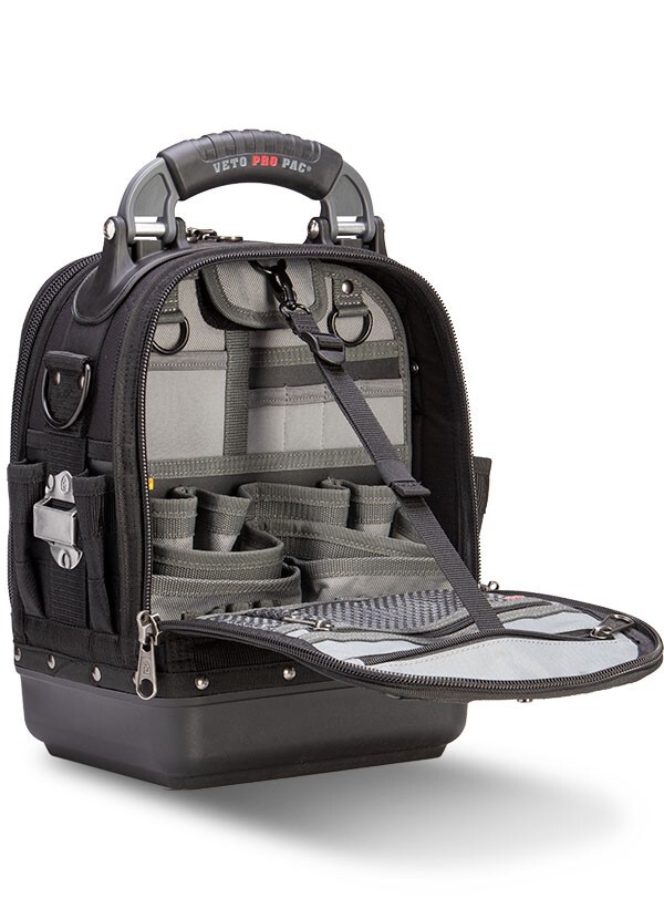 Veto Pro Pac Tech MCT Blackout-Buildout Tool Bag with Tool Panel and Meter Panel