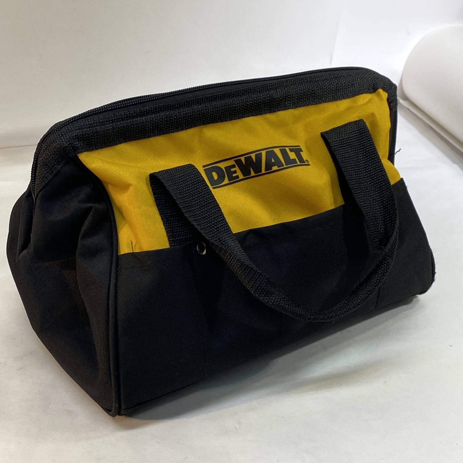 DEWALT 13in Mini Heavy Duty Contractor Tool Bag Yellow/Black