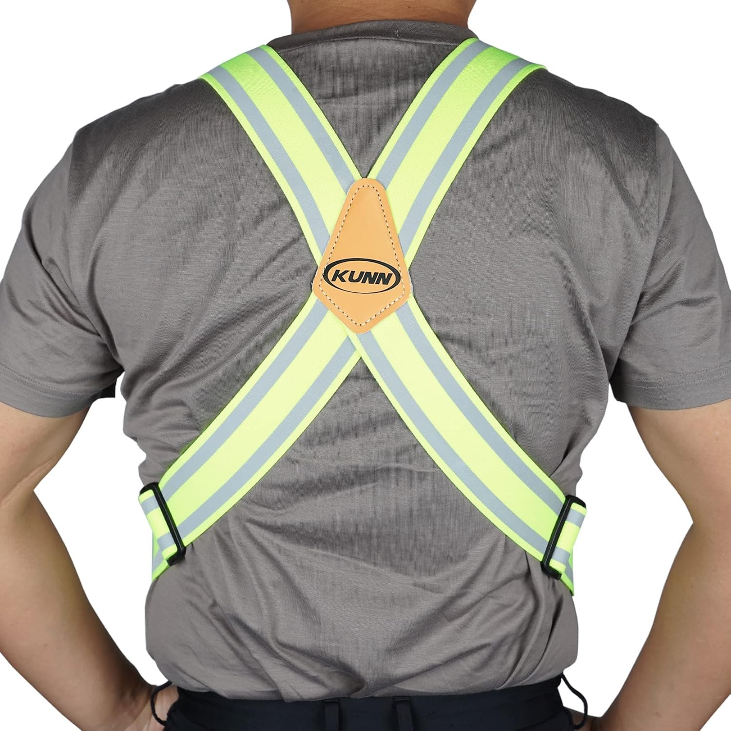 KUNN Safety Suspenders Reflective Mens Side-Clips Suspender 2 One Size, Sc001