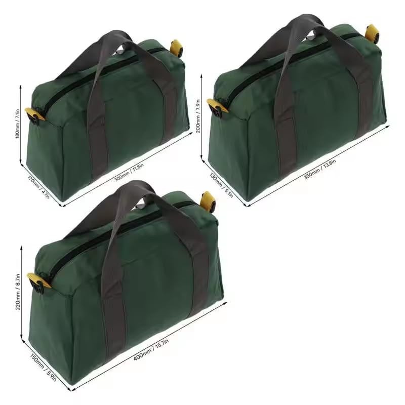 Portable Tools Bags Wide Mouth Tool Bag Canvas Waterproof High Capacity Stora…