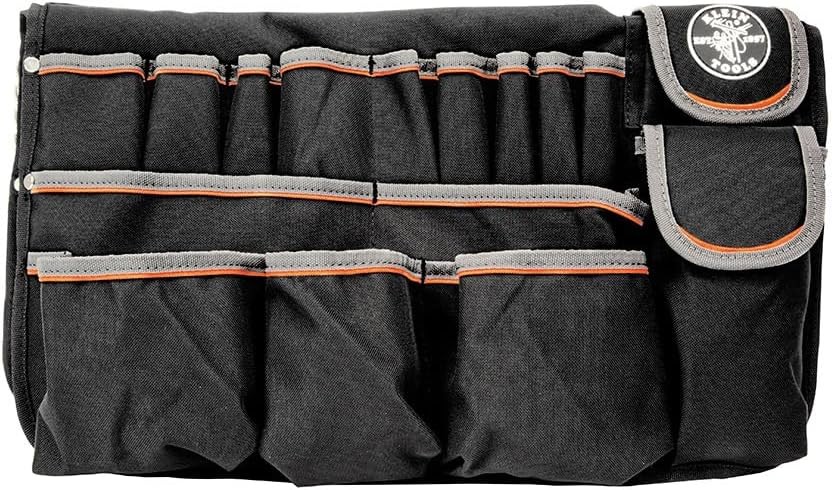 Klein Tools 55448 Bucket Bag Black With Gray and Orange Trim