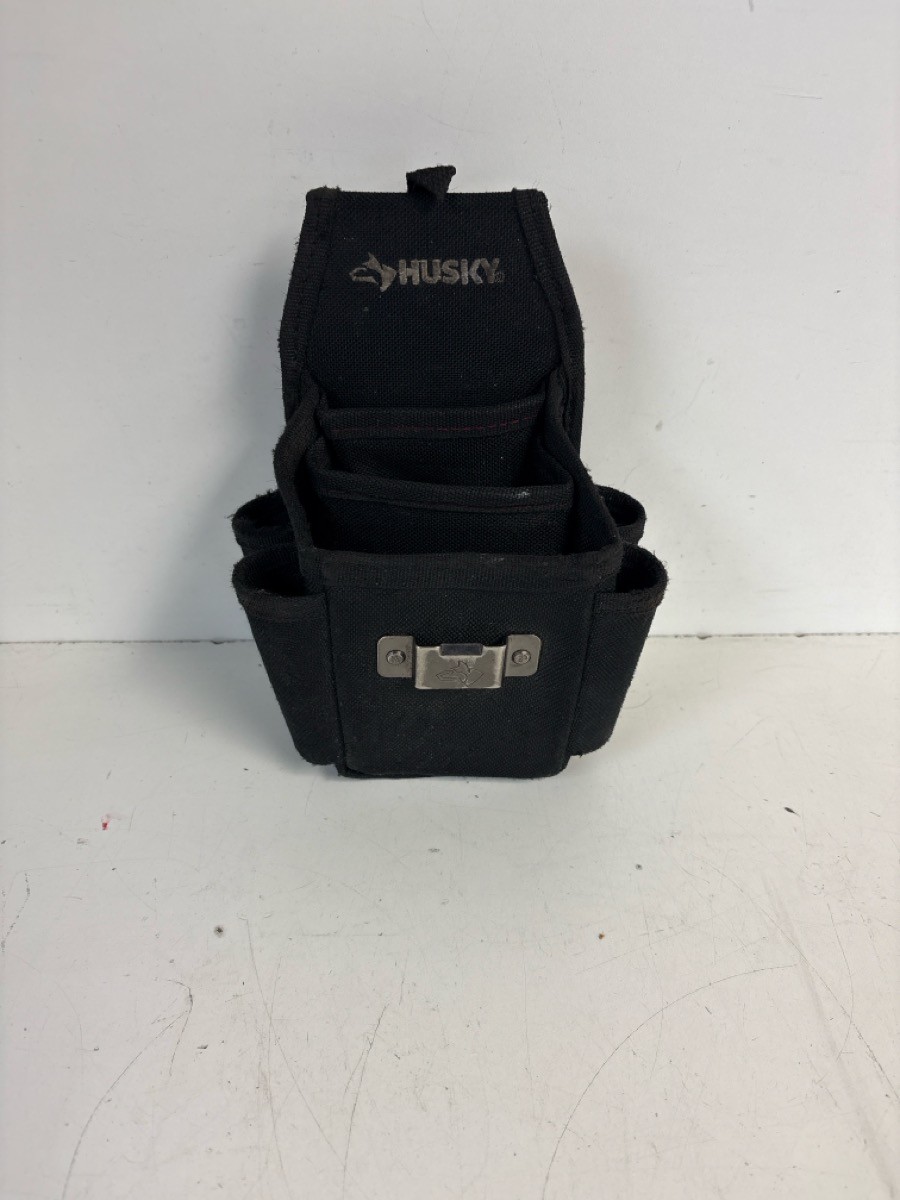 Husky Tools Tool Pouch Work Belt Utility Pouch Multi Pocket Tool Hol (P24037304)
