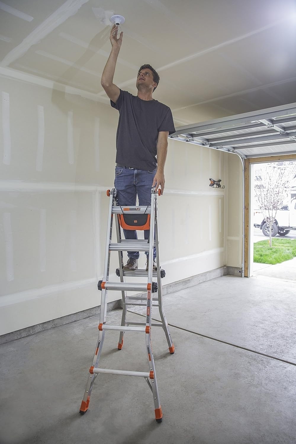 Little Giant Cargo Hold Portable Tool Box For Ladder Easy Access Storage, Nylon