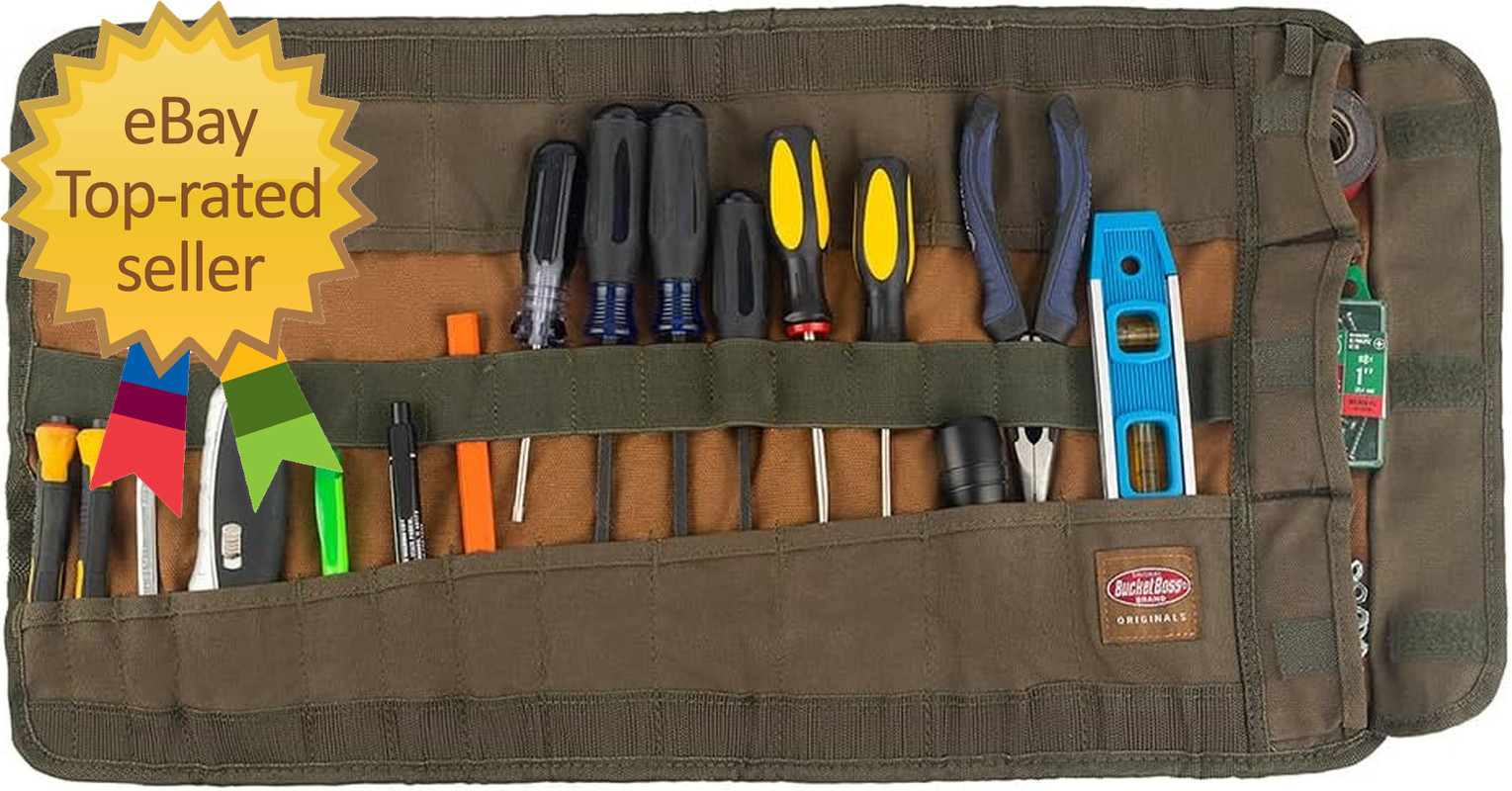 Tool Roll Tool Bags – Original Series (70004) Brown 26″L x 0.13″W x 14.5″H
