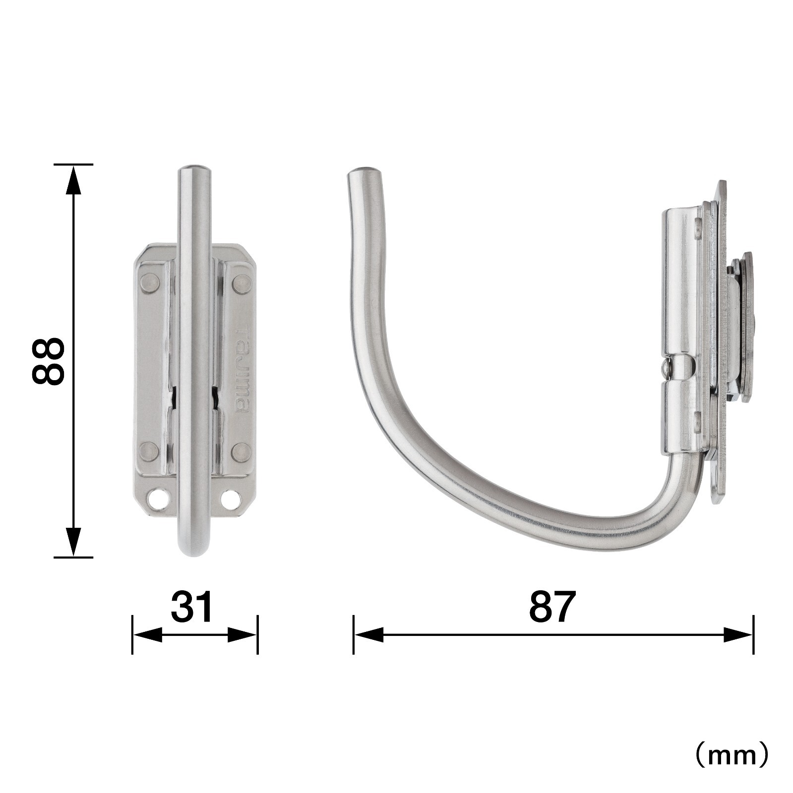 TAJIMA Stainless Waist Tool Holder Carabiner Slim J Fook SFSKHS-JF CHINA