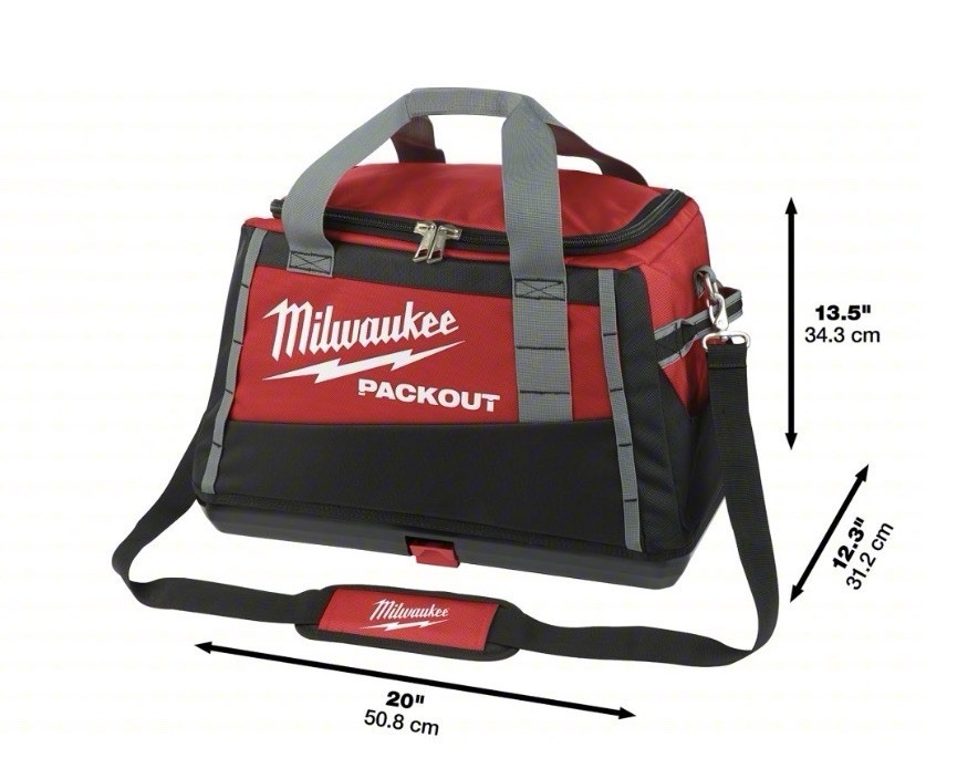 Milwaukee 48-22-8322 PACKOUT 20″ Tool Bag, Impact-Resistant Base,Ballistic *NEW*
