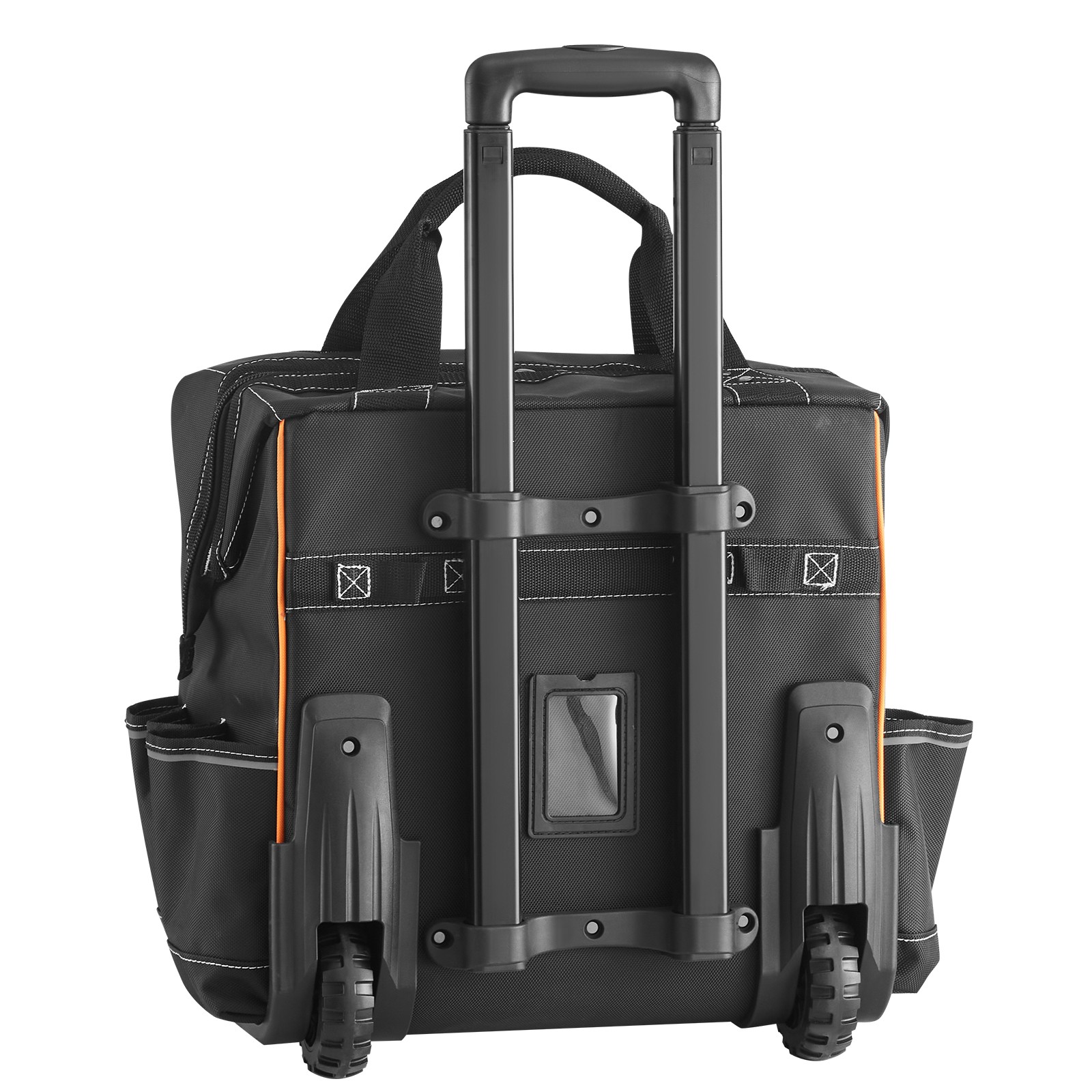 Uimoso Rolling Tool Bag 25 Pockets Heavy Duty Roller Tool Bag on Wheels 15″