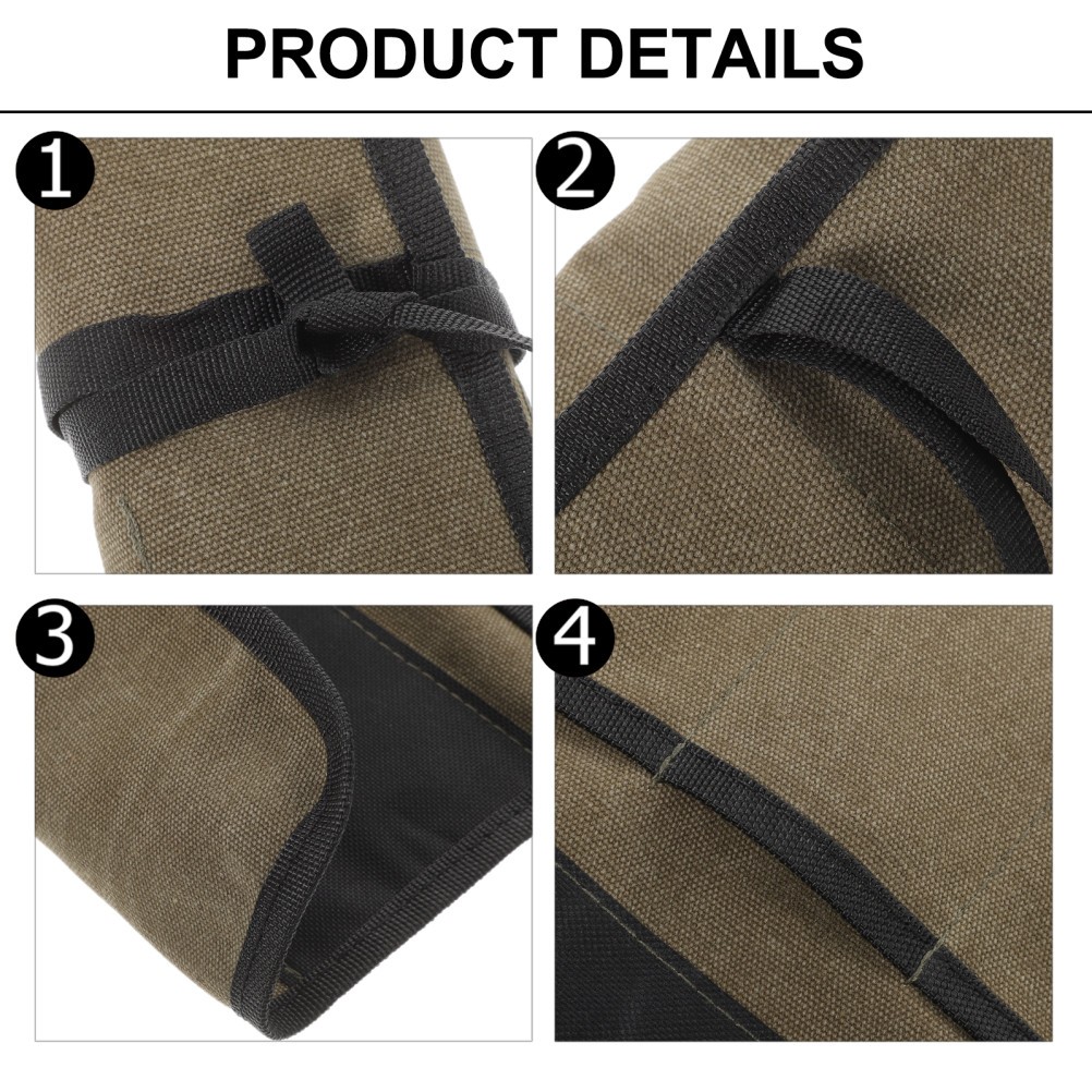 2 Count Tool Roll Bag Organizer Folding Storage Hardware Mechanic