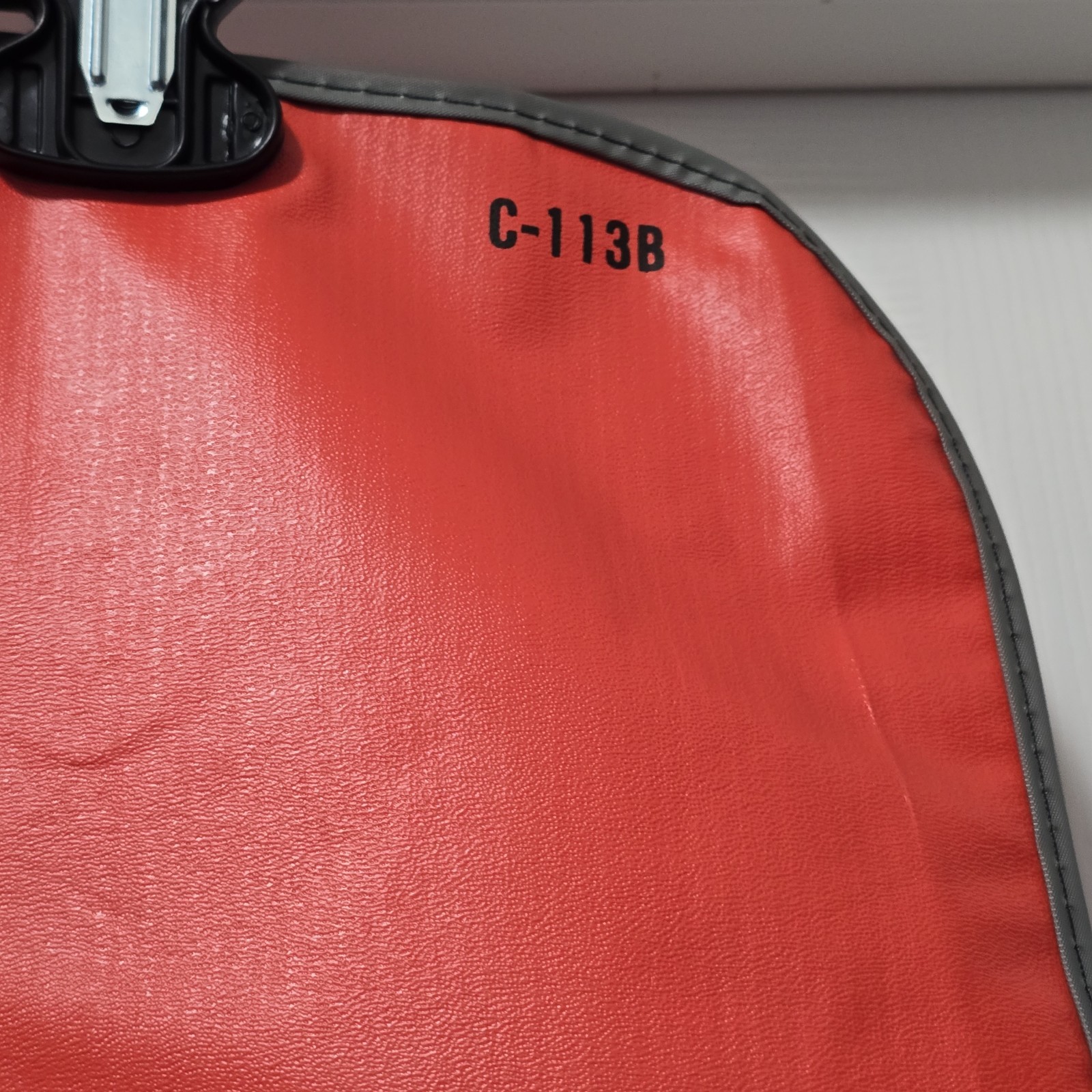 Vintage Snap On C-113B Red Tool Bag Pouch Roll 11 Pockets