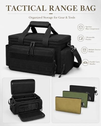 15-Inch Tool Bag Multi-purpose Tool Organizer Bag with 3 Tool Pouches and Adjust