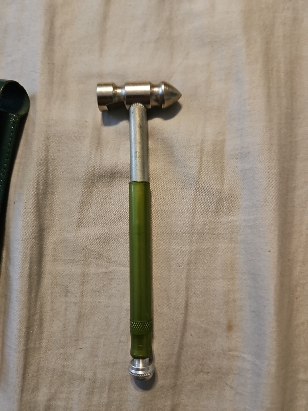 ARTAMOUNT Small Leather Hammer w/ Hole Punch Screwdrivers. Leather case.