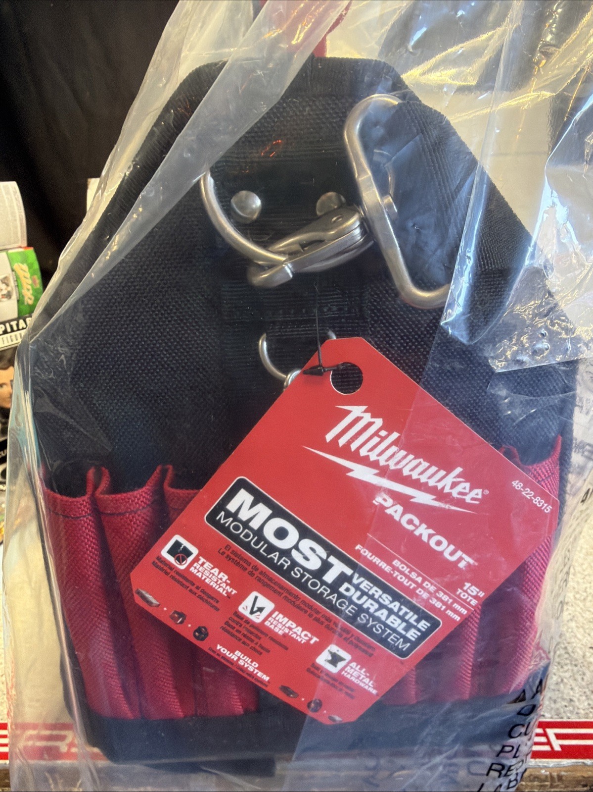 **NEW** (48-22-8315) Milwaukee 15″ PACKOUT Tote 31 Pockets