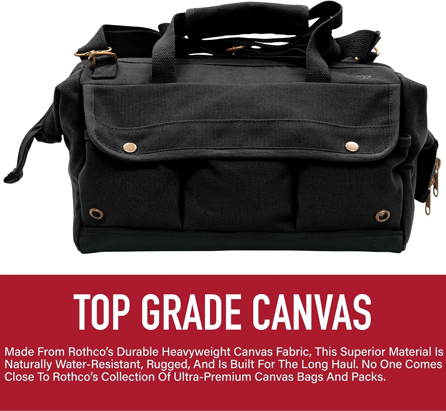 26-Pocket Canvas Tool Bag – Ultimate DIY Gear Organizer