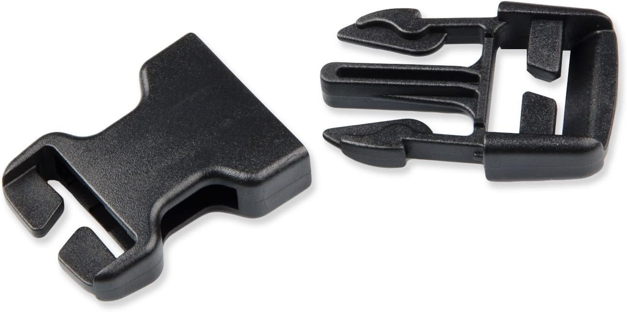 Quick Release Black Buckles for 25mm Straps – Durable and No-Sew Design