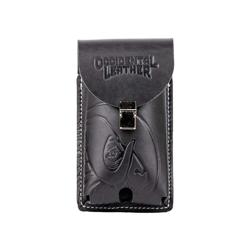 Occidental Leather B5333 Belt-Worn XXL Leather Phone Holster 2X Black USA