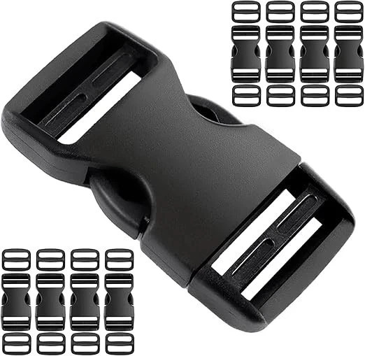 8 Set 1 Inch Heavy Duty Buckles Quick Side Release Buckles Dual Adjustable