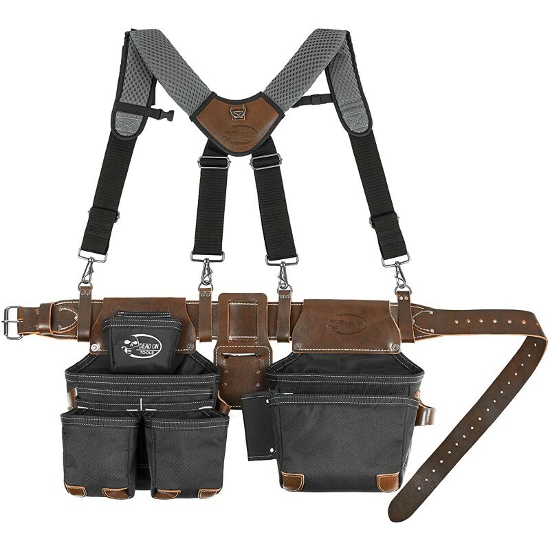 Bucket Boss Pro Leather Dead On Suspension Tool Belt Rig