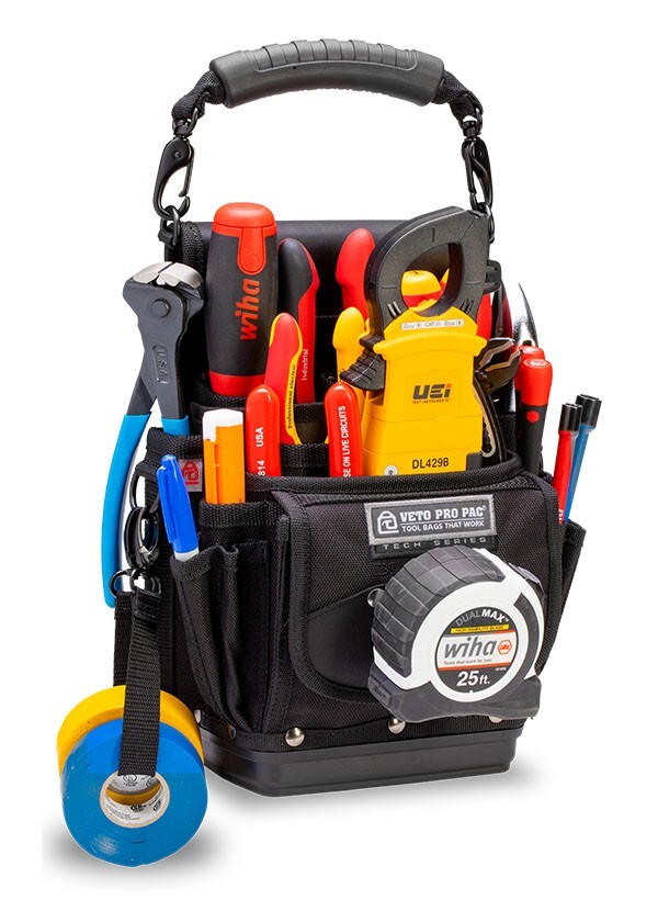 Veto Pro Pac TP4B Blackout 4 Pocket Small Tool Pouch with Base