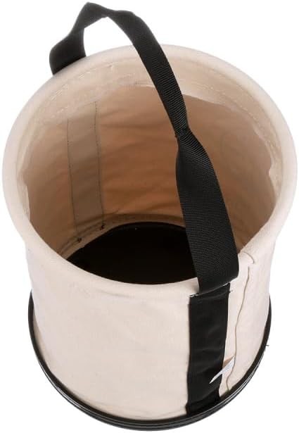 Klein Tools 5109 Canvas Bucket, Wide-Opening Straight-Wall Tool Factory