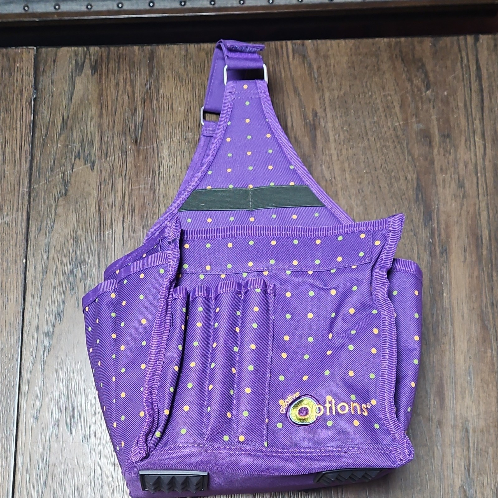 iOptions Purple Fabric Tool Pouch Organizer Caddy w/ Multiple Pockets
