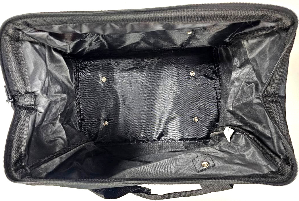 1) Dewalt Tool Bag Case 15″ x 10 x 9 Canvas For 20V Drill, Battery, Pocket Rails