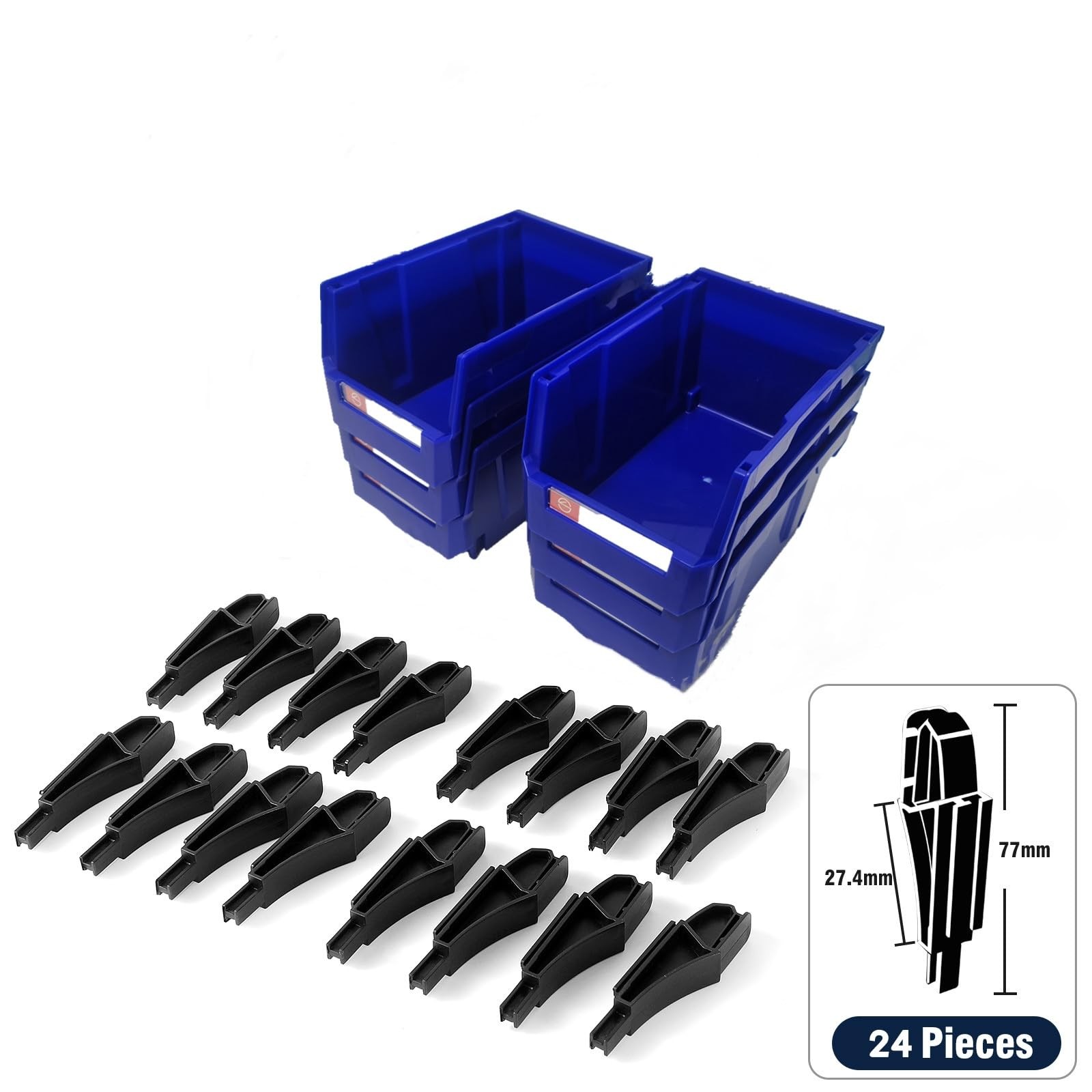 Storage Organizer Bins,Wall Mount Storage Parts Rack,Stackable Tool Bins for …