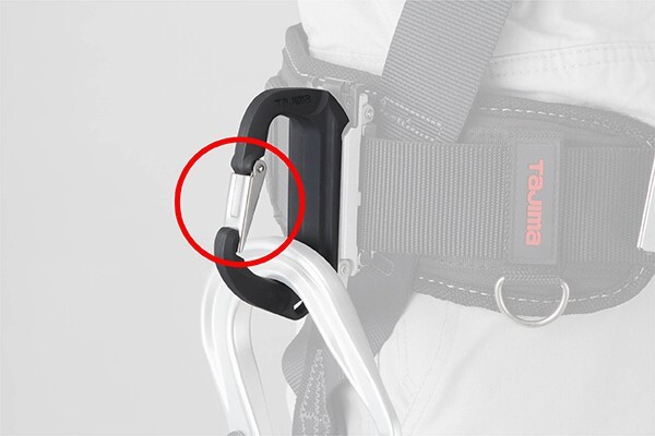 TAJIMA Fiberglass Waist Tool Holder Carabiner Slim Light Large SFSKHR-CL CHINA