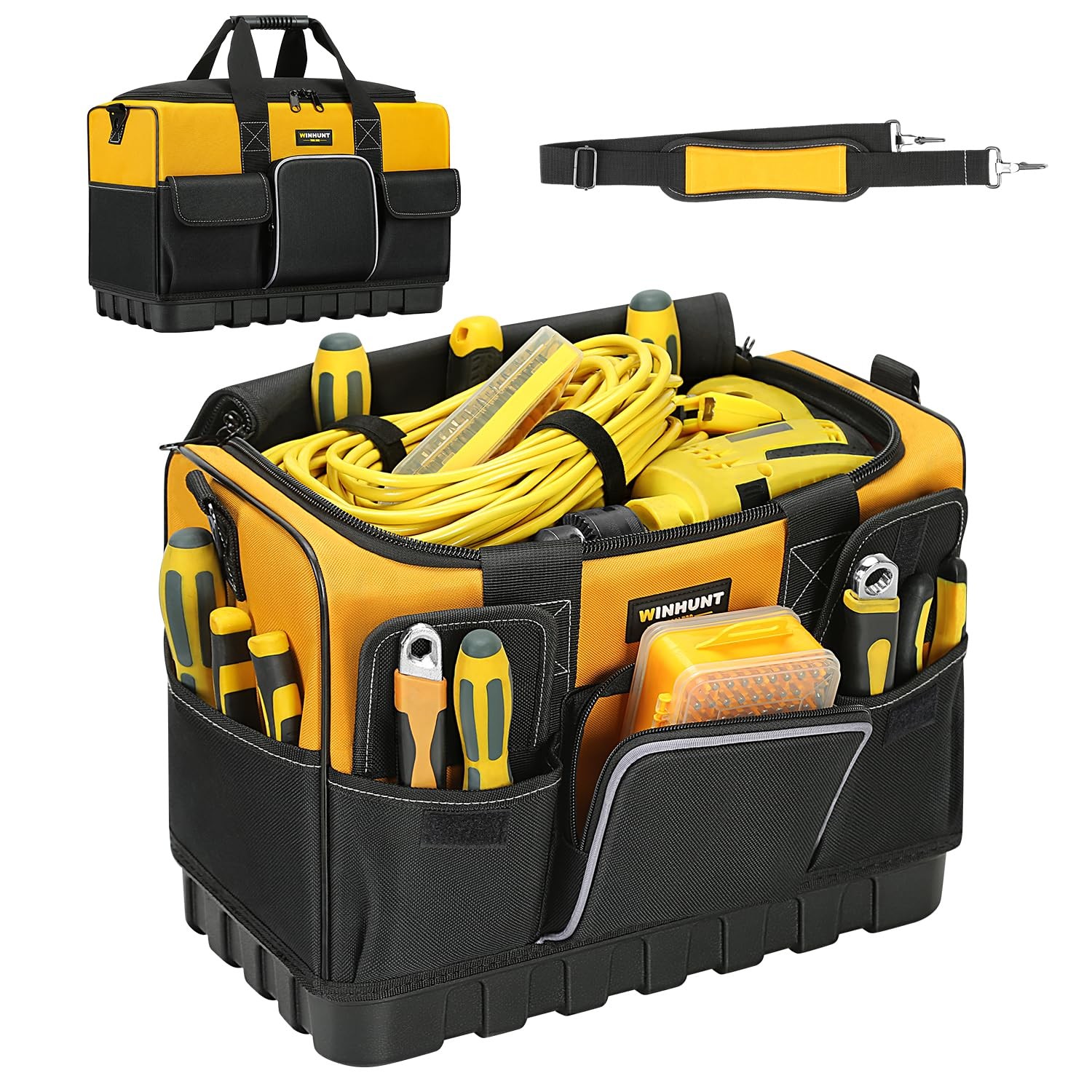 Tool Bag, 16-inch Tool Organisers, 600 Denier Large Tool Bag for Home DIY & E…