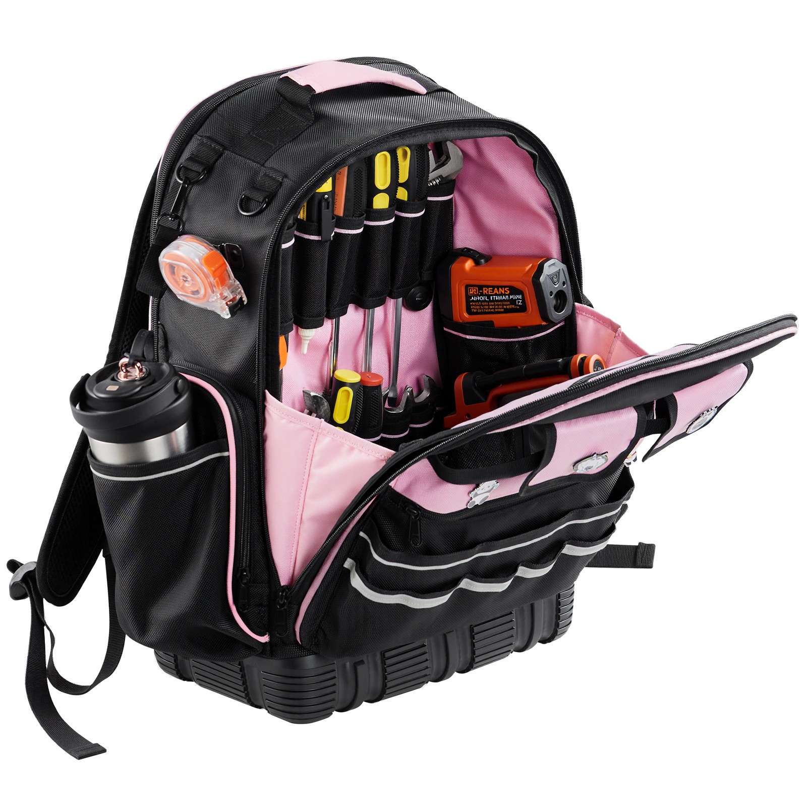Tool Backpack 56 Pockets Tear-resistant Jobsite Backpack for Electrician