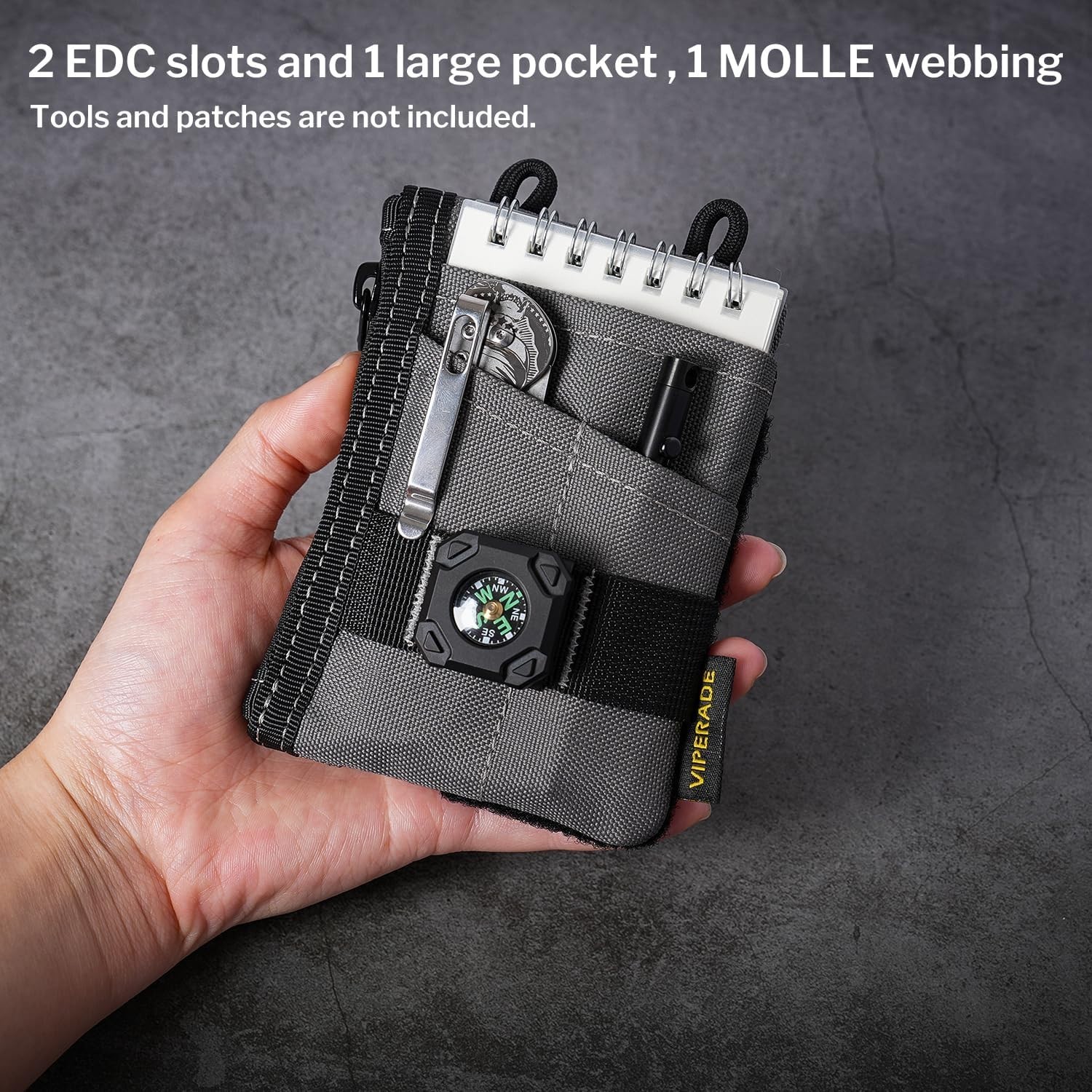 VE18-S Small EDC Pouch, Mini EDC Pocket Organizer for Men, EDC Pocket Organiz…