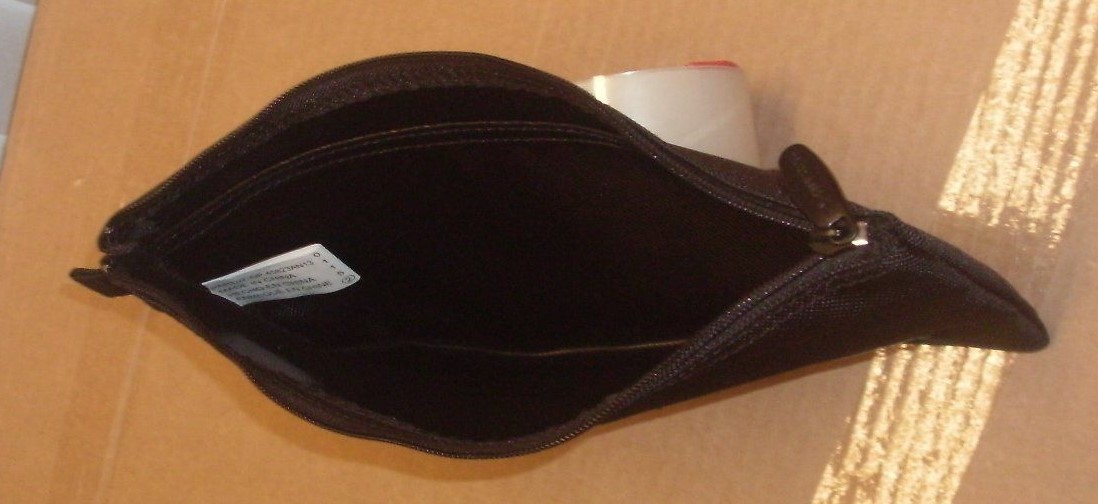 HUSKY HEAVY DUTY ZIPPER DOCUMENT WATER RESISTANT TOOL CHANGE BAG (12″ x 7 1/2″)