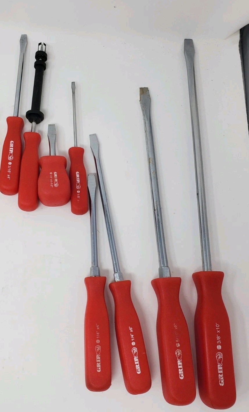 GRIP Grand Rapids Industrial Product Hand Tools Lot Screw Driver Nut Driver Torx