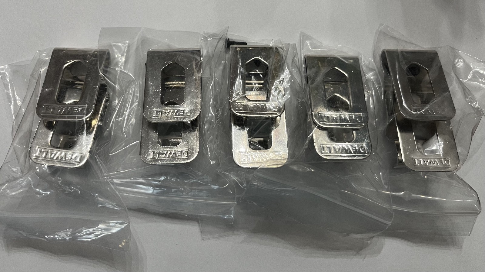 10 New Dewalt OEM N268241 20V Belt Clips Hooks for Nearly all 20V Dewalt Tools